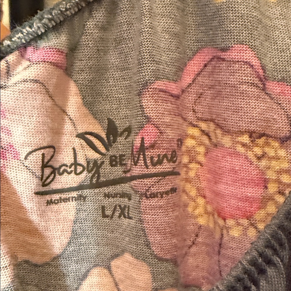 Baby Be Mine Floral Maxi Dress - Gray and Pink - Picture 13 of 16